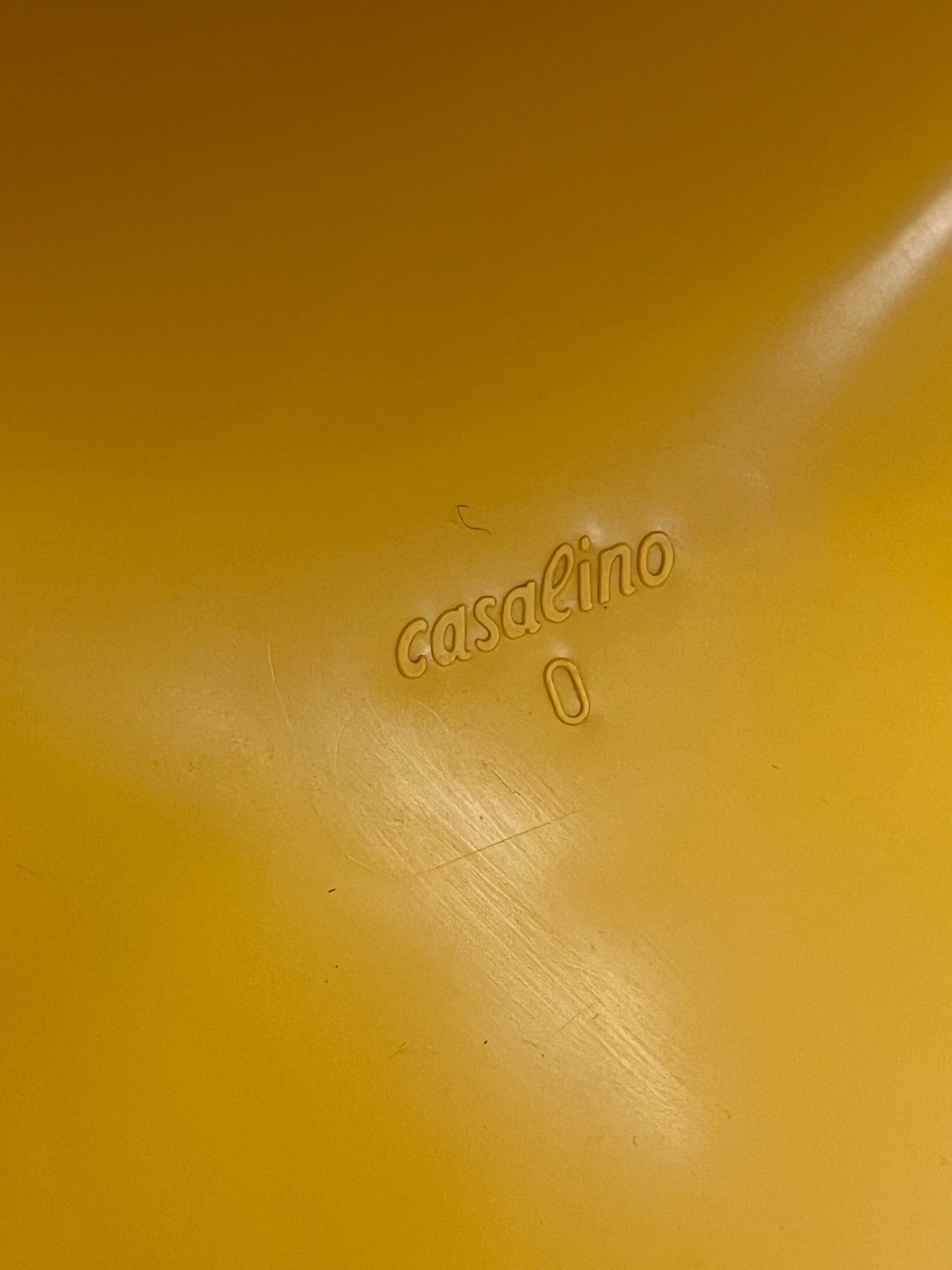 Vintage Kinderstuhl "Casalino 0" von Alexander Begge für Casala, gelb