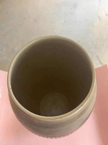 Vintage floor vase 248-50 petrol grey by Scheurich West Germany