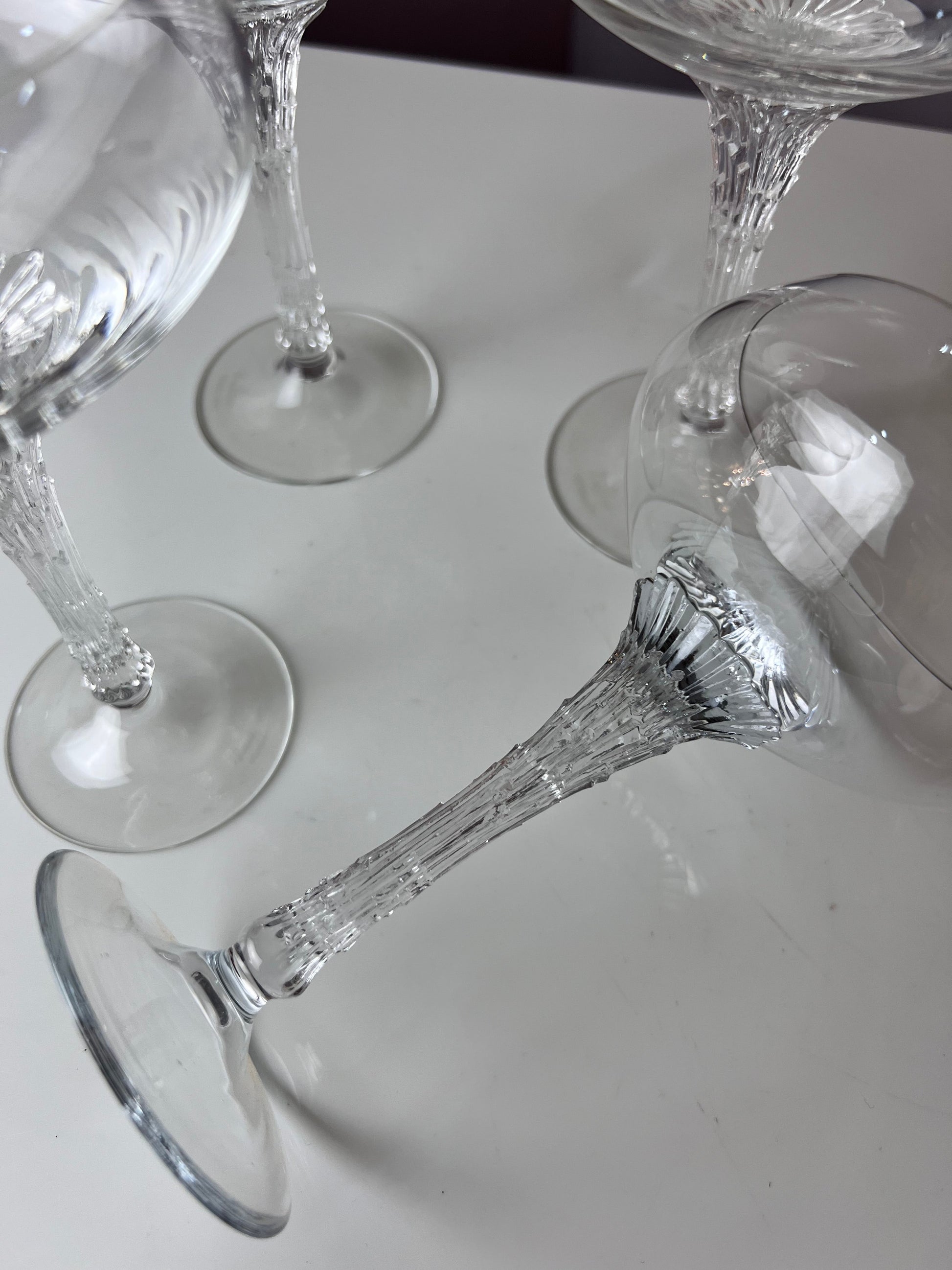 Vintage Weinglas Split von Pavel Hlava für Rosenthal Studio Linie Set von 4