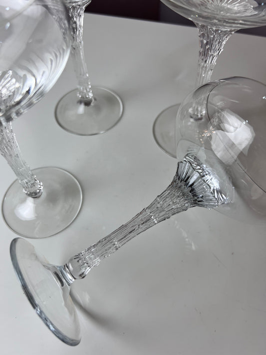 Vintage Weinglas Split von Pavel Hlava für Rosenthal Studio Linie Set von 4