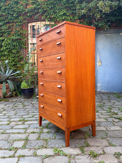 Vintage Tallboy Kommode aus Teak, Dänemark