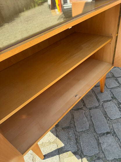 Vintage Vitrinenschrank 602/D Esche von Franz Ehrlich für Hellerau