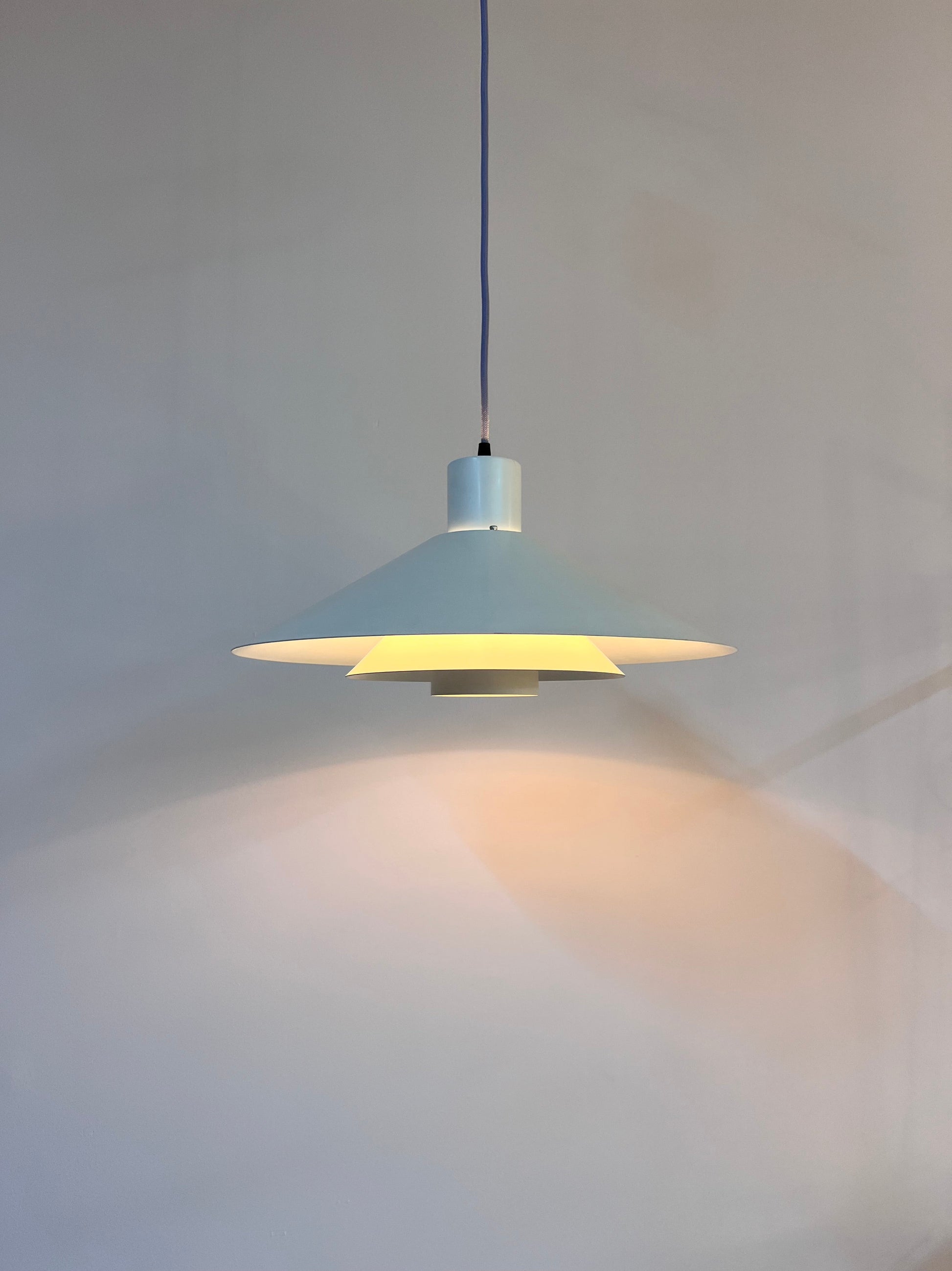Vintage Lamellenlampe Trapez von Christian Hvidt für Nordisk Solar