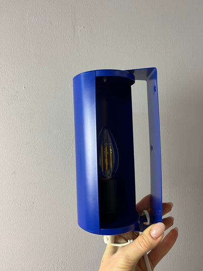 Vintage Wandleuchte Lod königsblau von IKEA