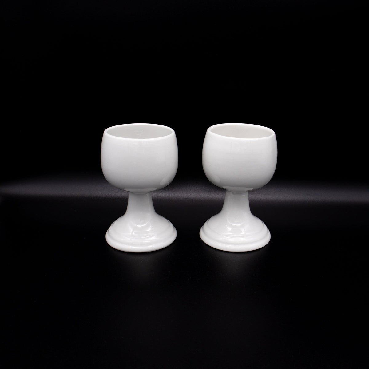 Set von 2 Vintage Kelch von Wilhelmsburger Porzellan