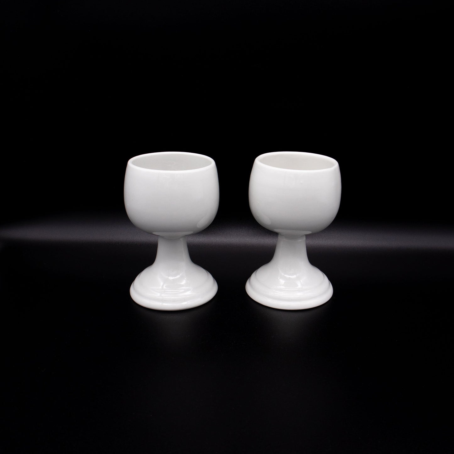 Set von 2 Vintage Kelch von Wilhelmsburger Porzellan