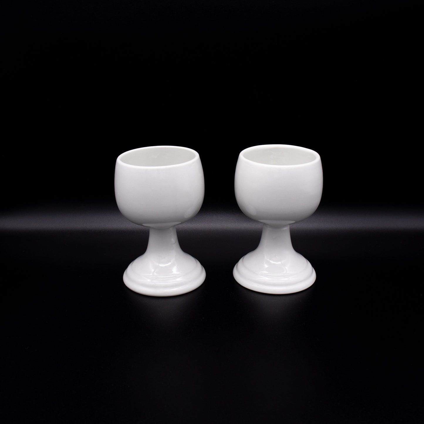 Set von 2 Vintage Kelch von Wilhelmsburger Porzellan