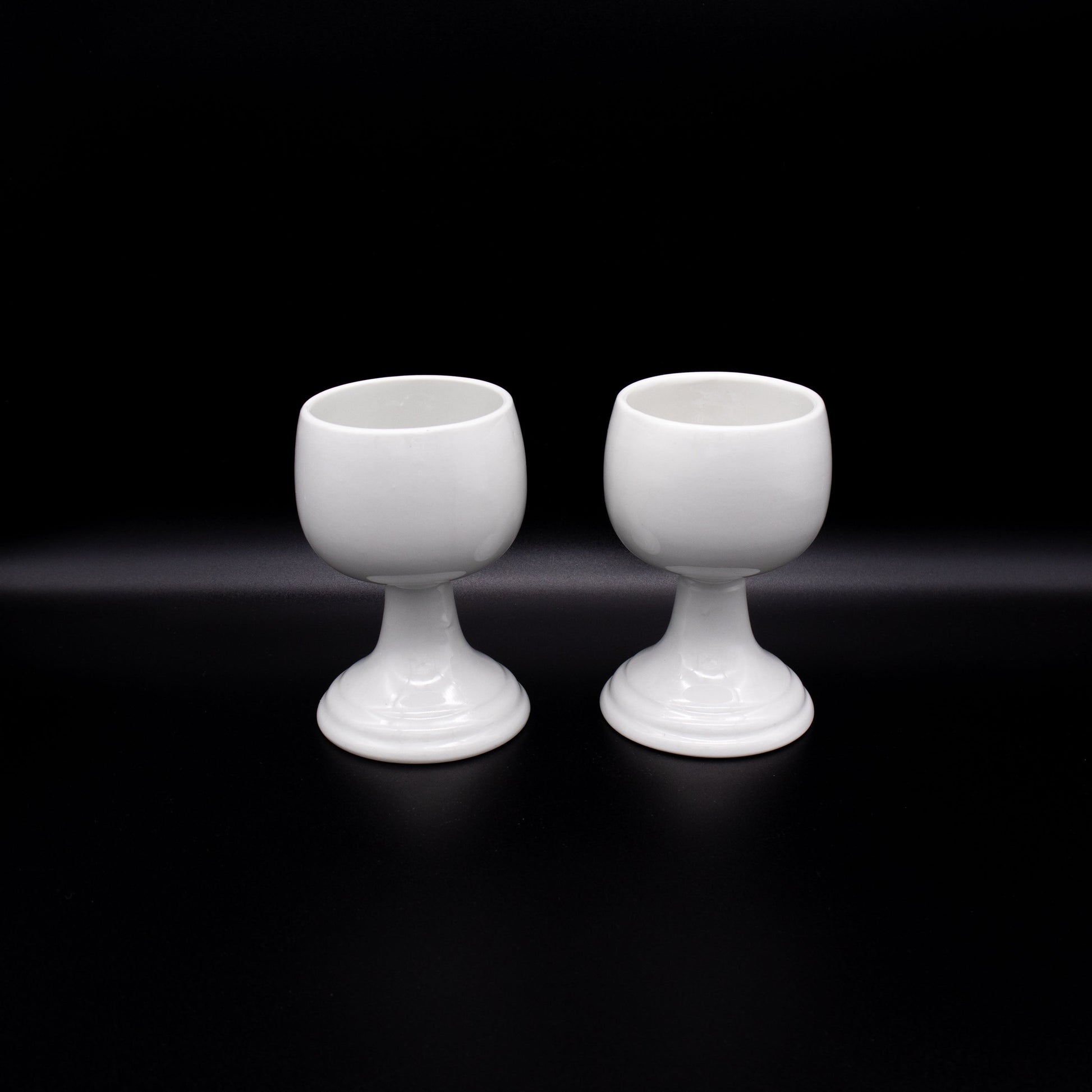 Set von 2 Vintage Kelch von Wilhelmsburger Porzellan
