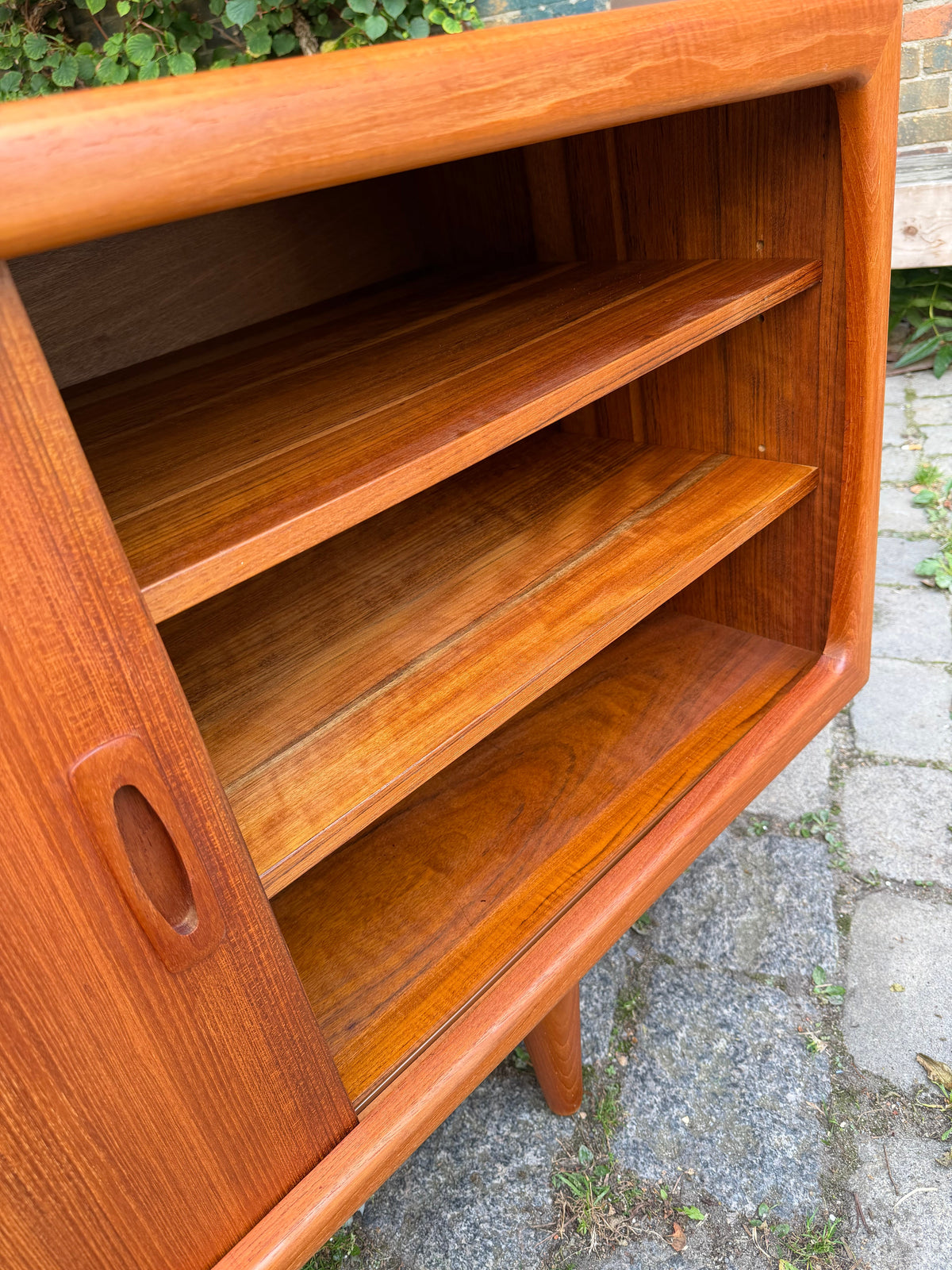 Sideboard Teak von H.P. Hansen, 220 cm
