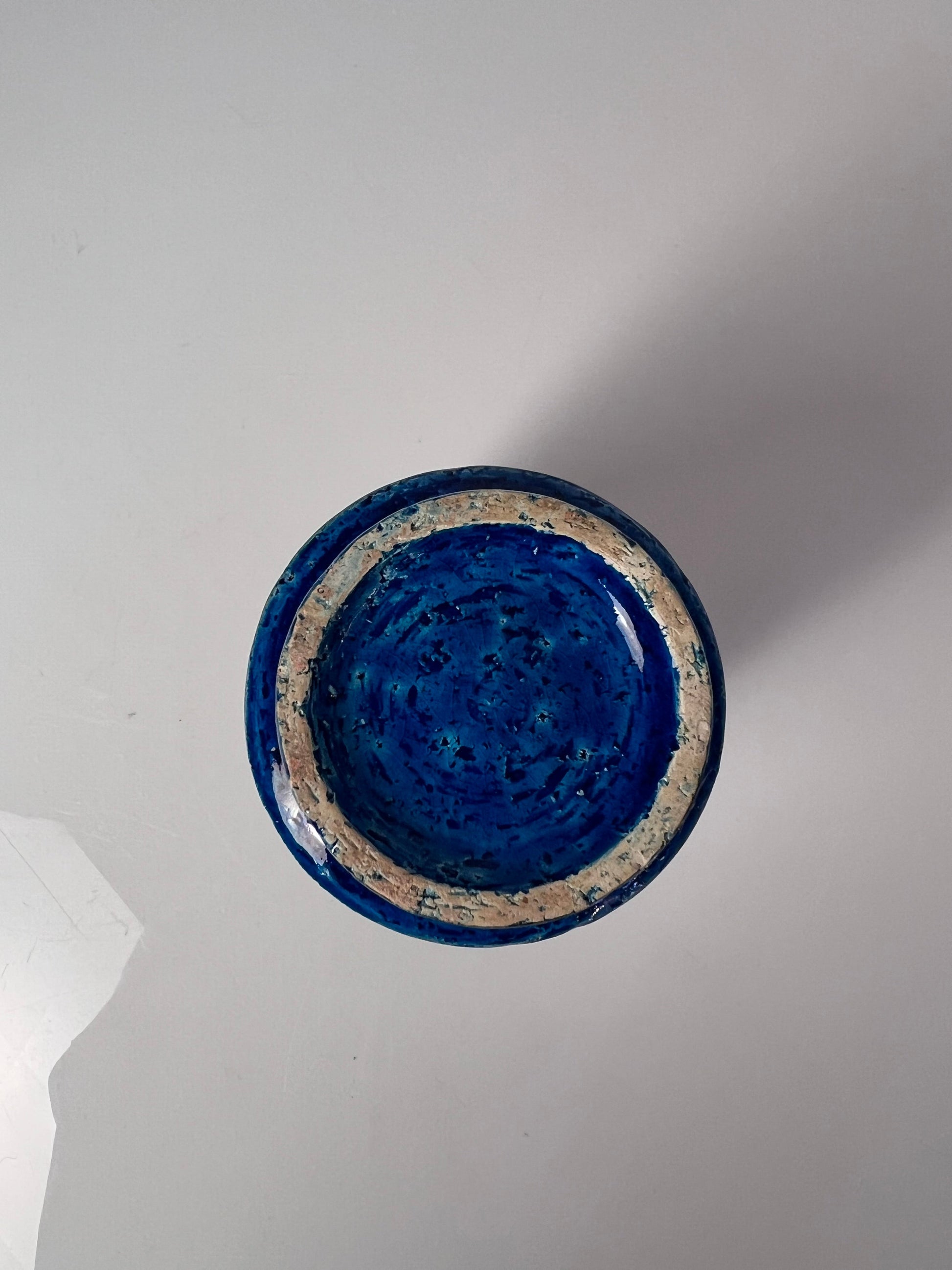 Vintage Vase "Rimini Blu" von Aldo Londi für Bitossi