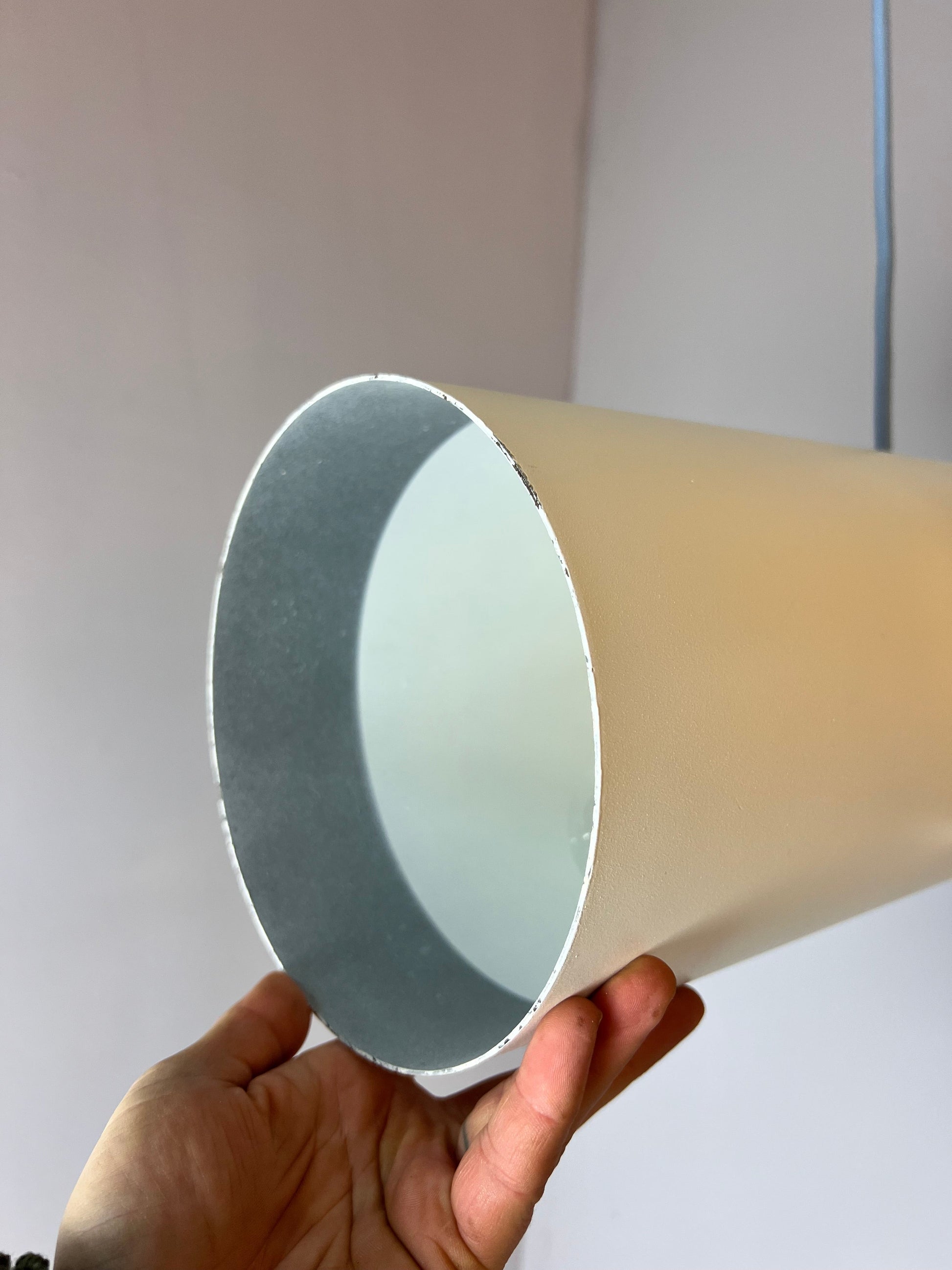 Vintage Zylinderlampe weiß von Fog und Mørup