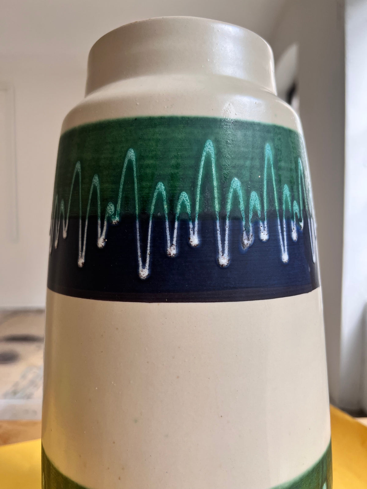 Vase de sol vintage 666-40 de Bay Keramik
