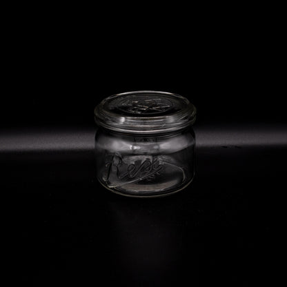 Vintage Einmachglas von REX, Höhe 10 cm