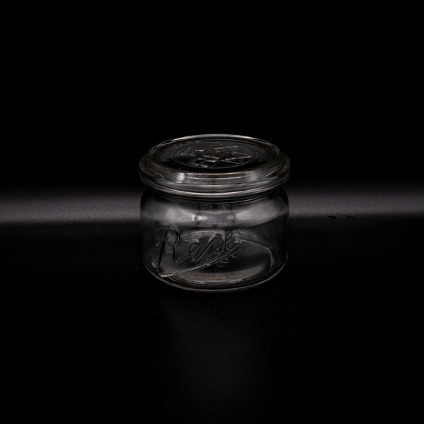 Vintage Einmachglas von REX, Höhe 10 cm