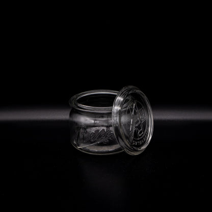 Vintage Einmachglas von REX, Höhe 10 cm