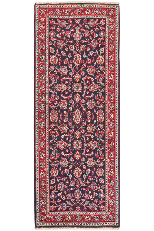 Vintage Carpet Ardakan 191x74cm Colorful Nature-Inspired Motifs