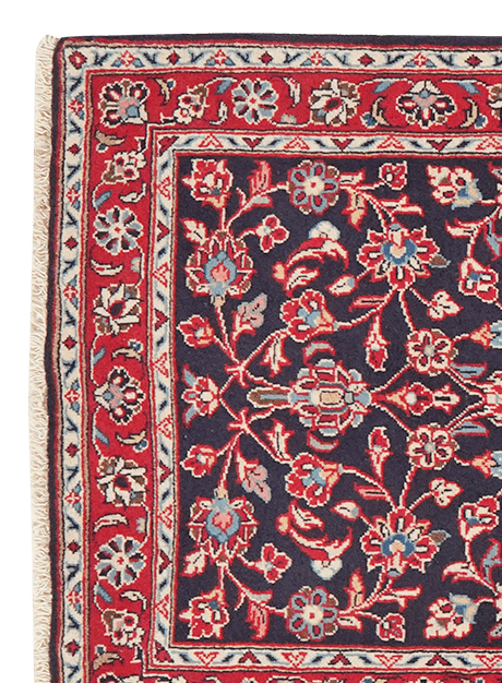 Tapis Vintage Ardakan 191x74cm Motifs Colorés Inspirés de la Nature