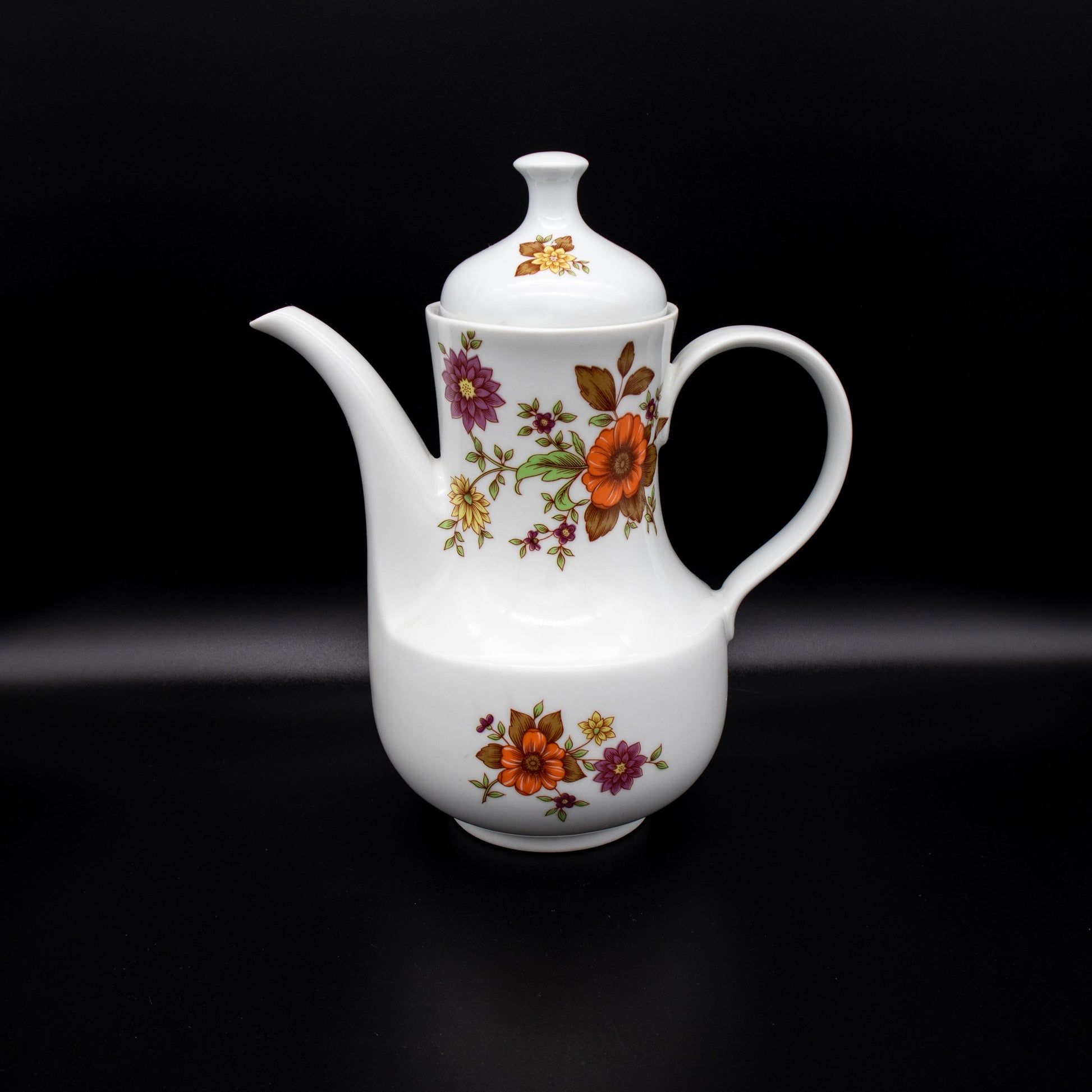 Vintage Kaffeekanne Kahla, Porzellan, 1960er