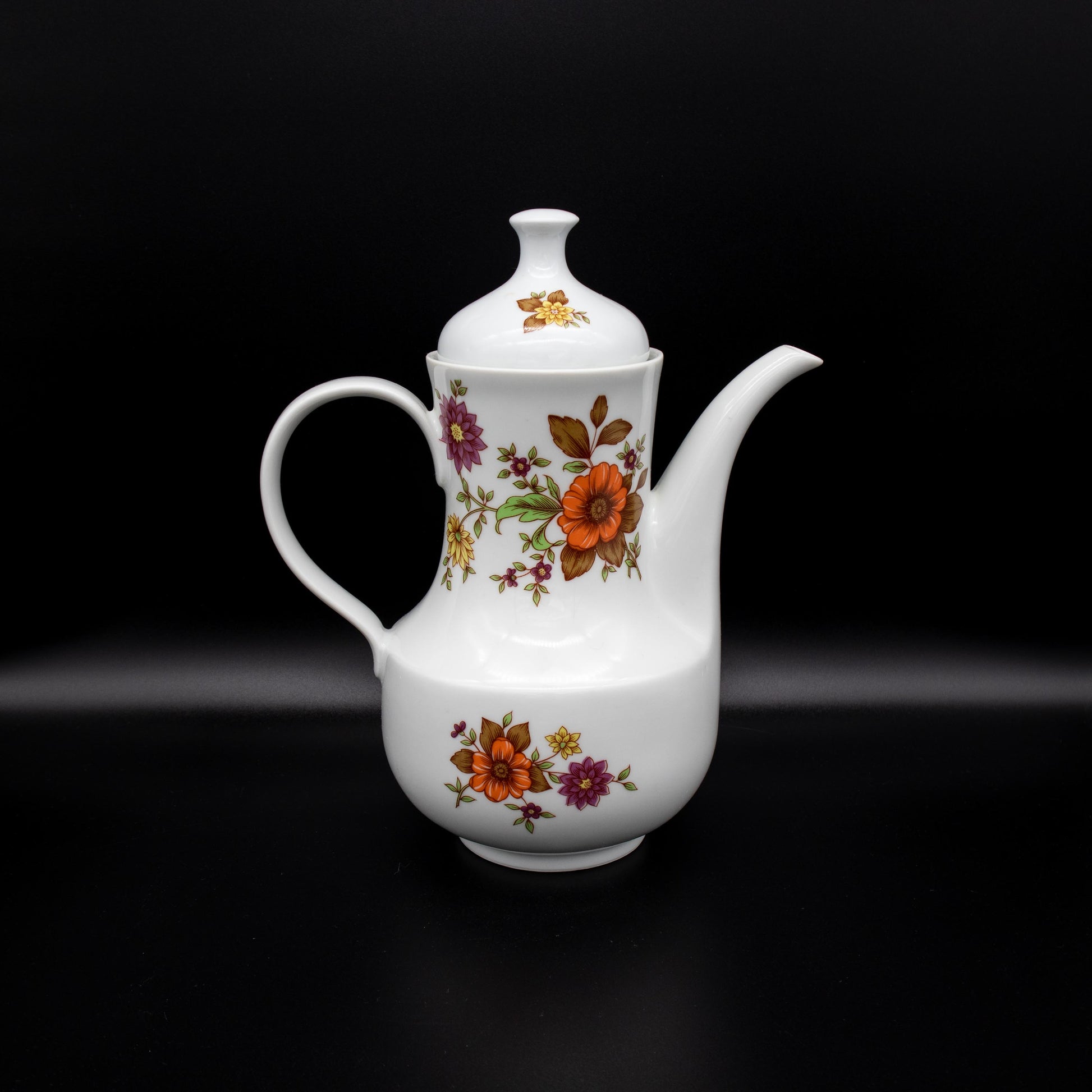 Vintage Kaffeekanne Kahla, Porzellan, 1960er