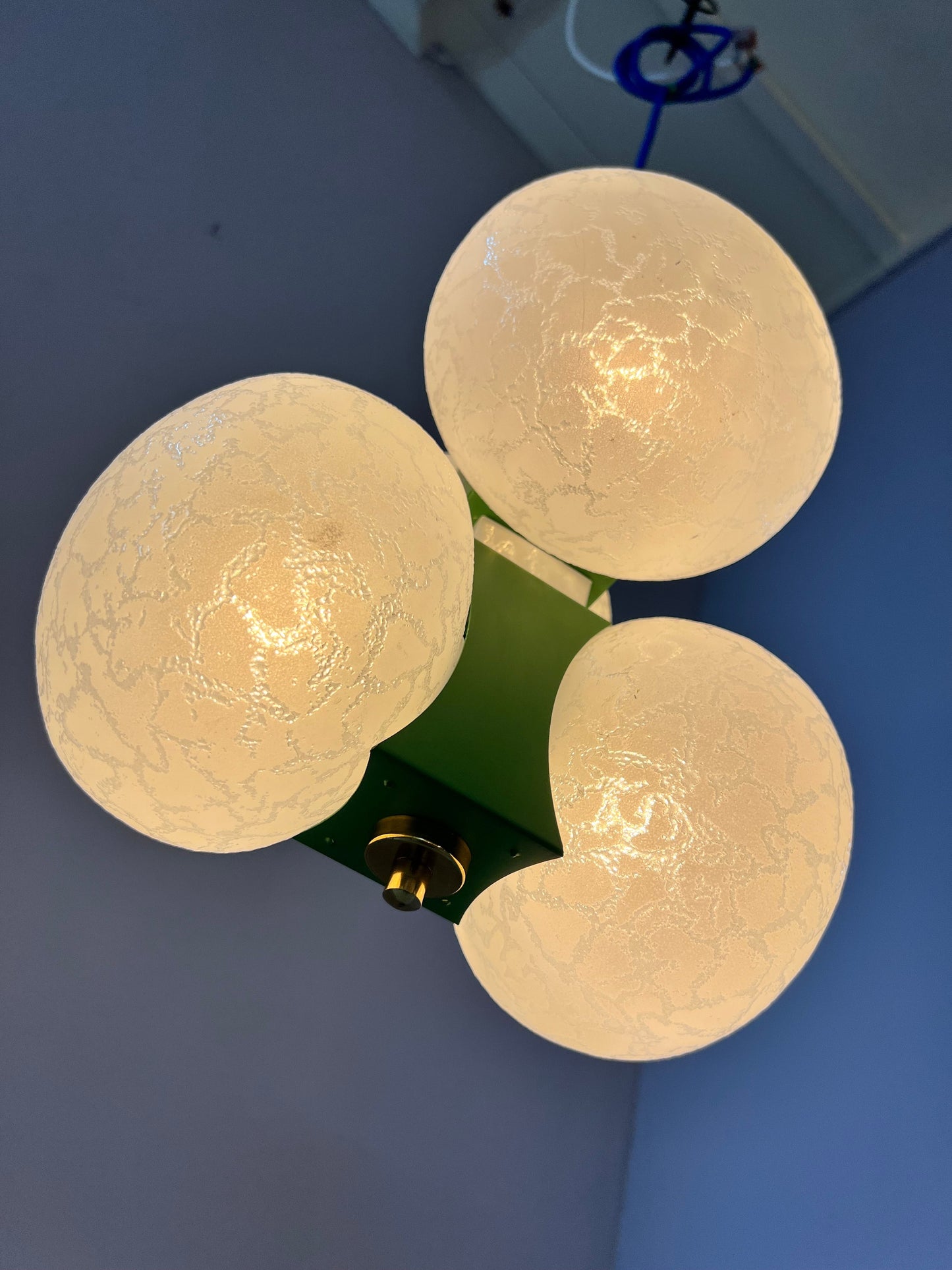 Vintage Hängelampe Space Age von Richard Essig