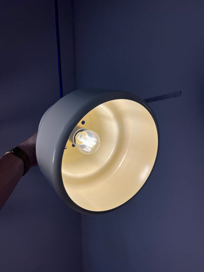 Vintage Hängelampe Poker von Jo Hammerborg für Fog und Mørup cremeweiß