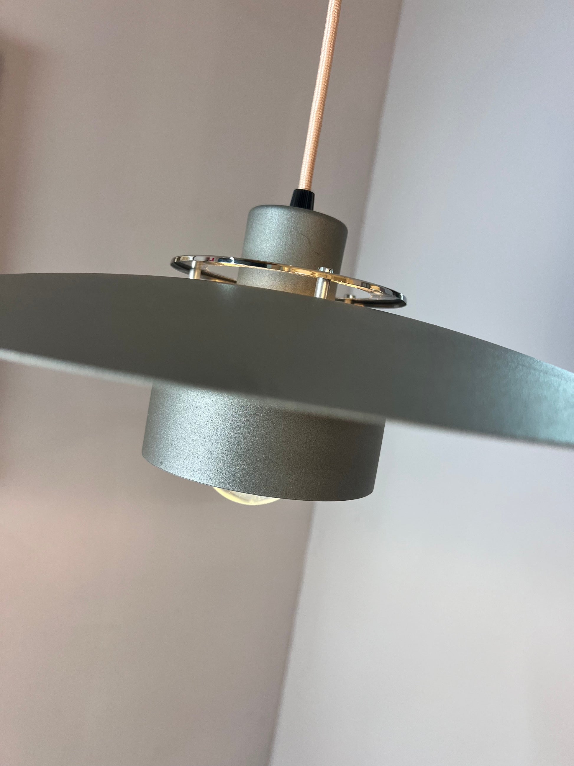 Vintage Lamellenlampe Paloma von Design Light