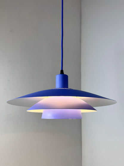 Vintage Lampe Donau von JEKA blau