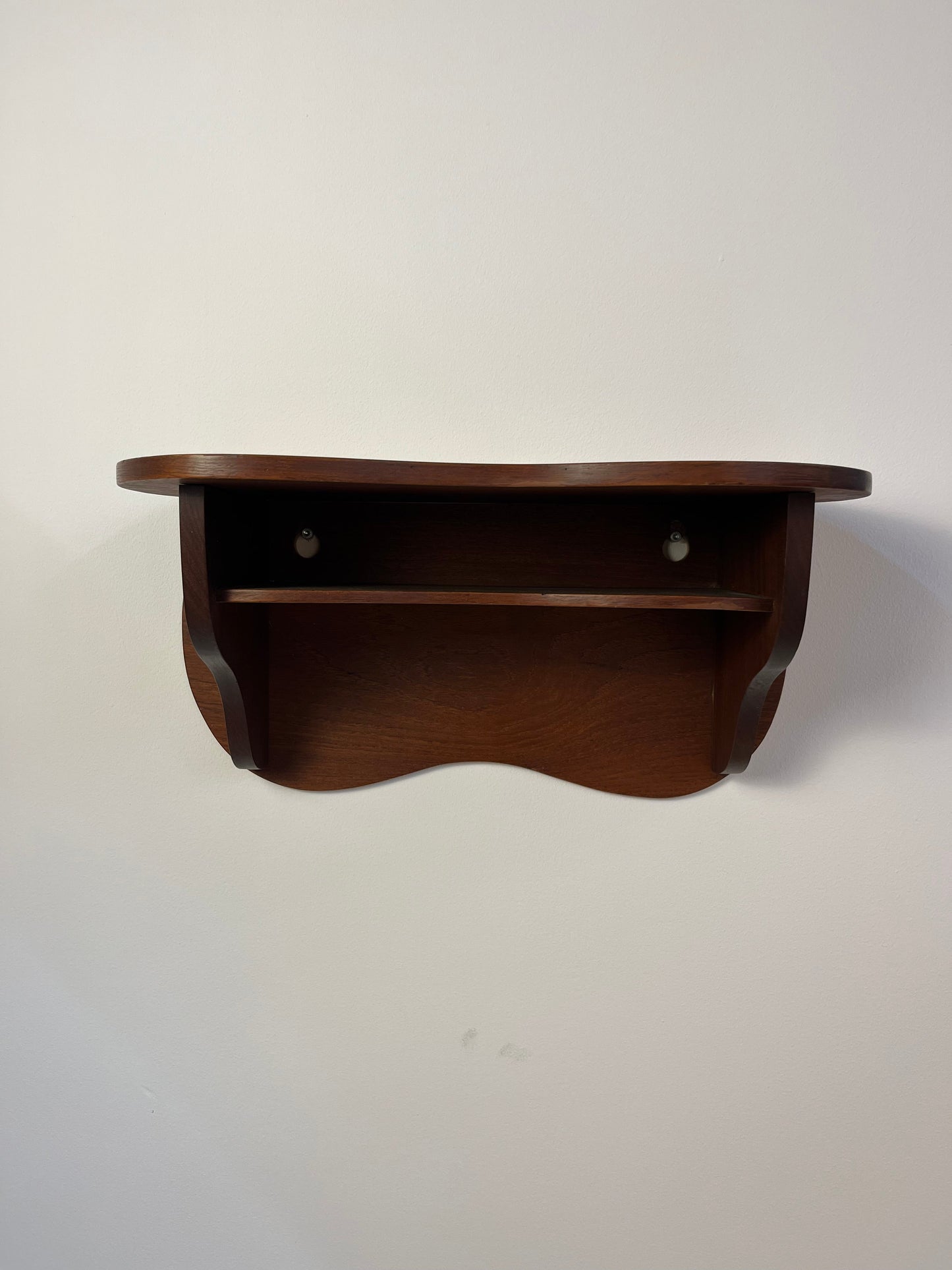 Vintage Wandregal aus Teak aus Dänemark