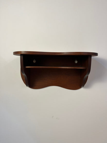 Vintage Wandregal aus Teak aus Dänemark