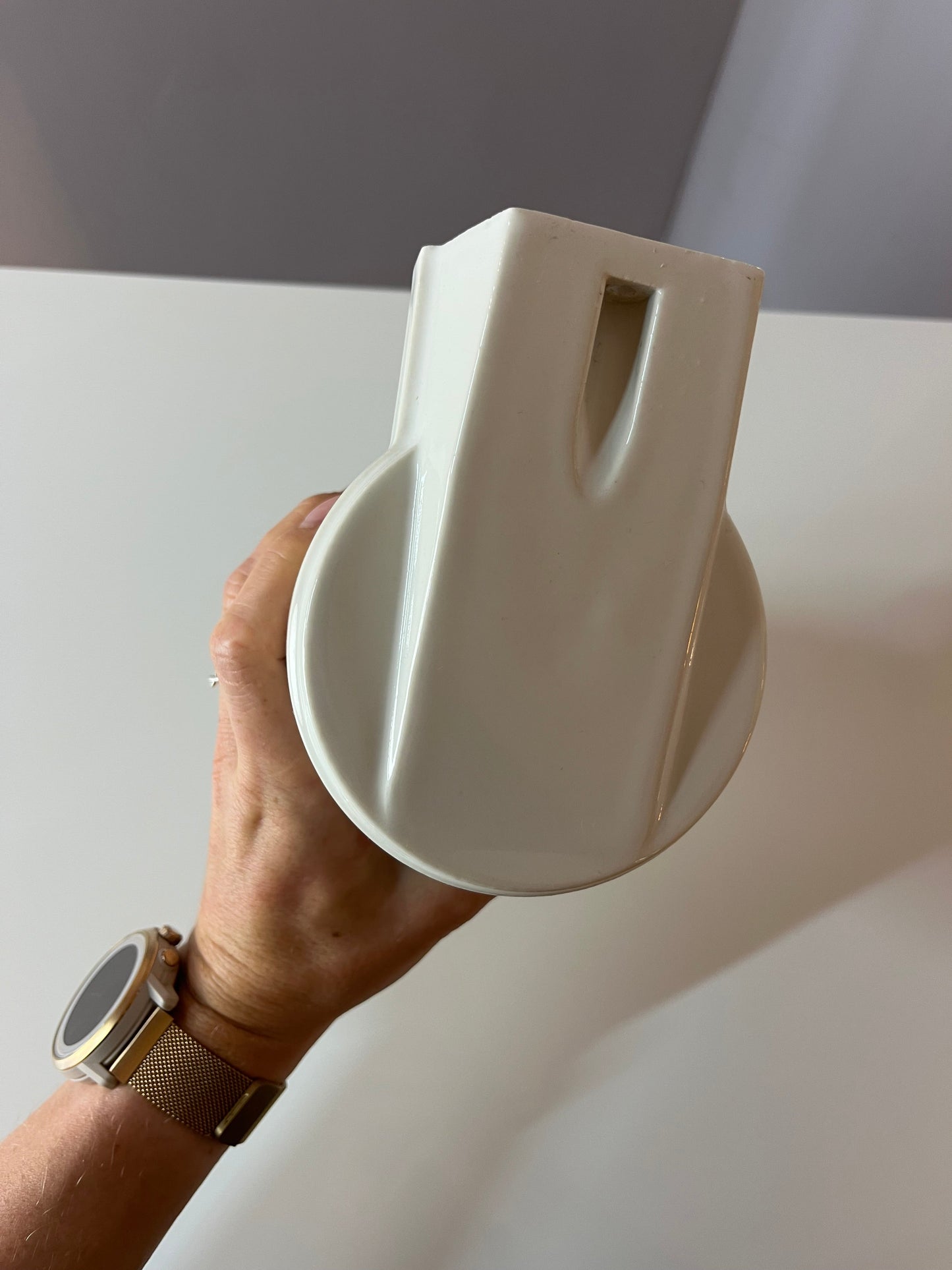 Wandlampe Modell 6070 weiß von Sigvard Bernadotte für Ifö