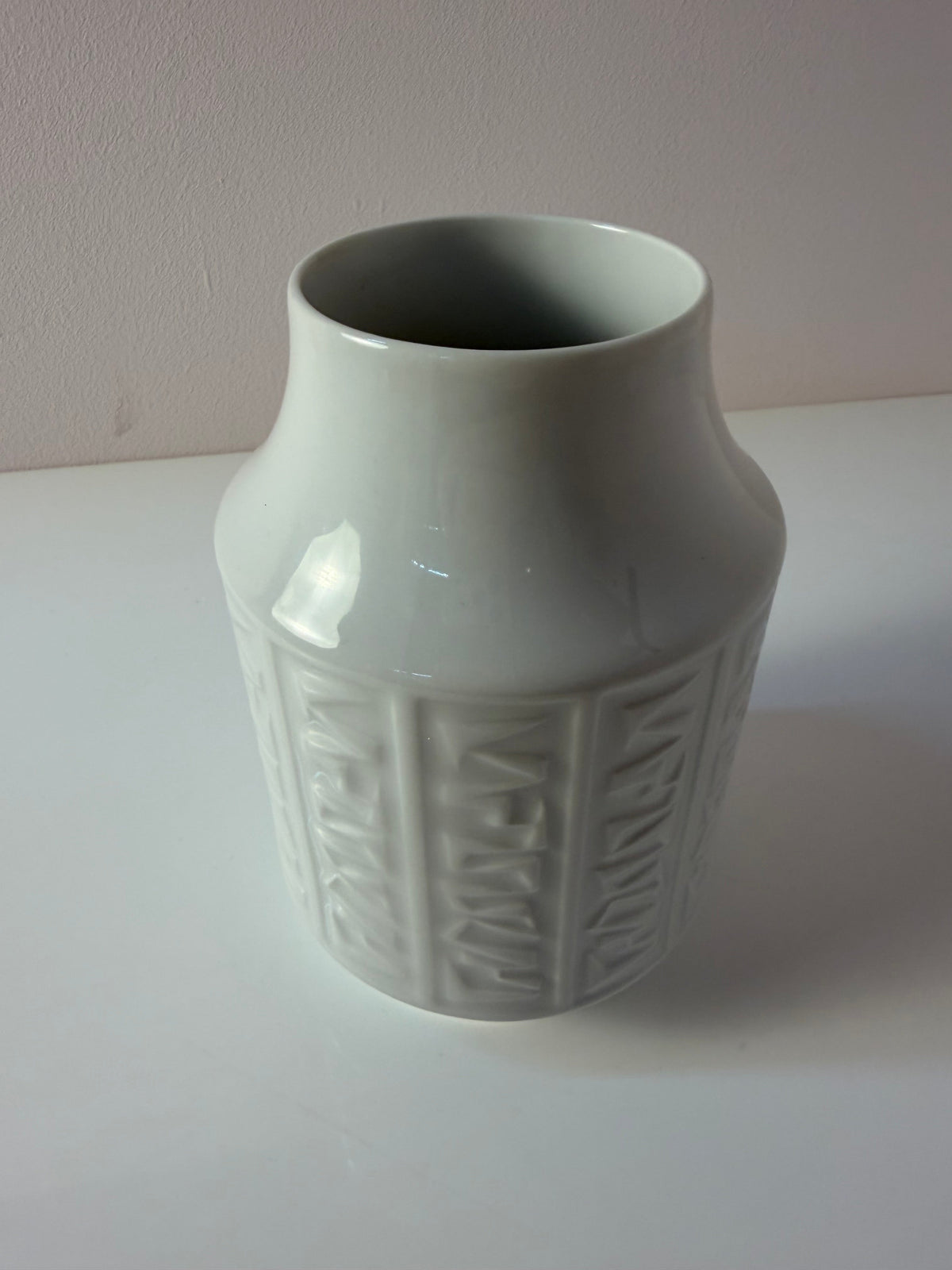 Vase "Zickzack" Porzellan weiß von Winterling Bavaria