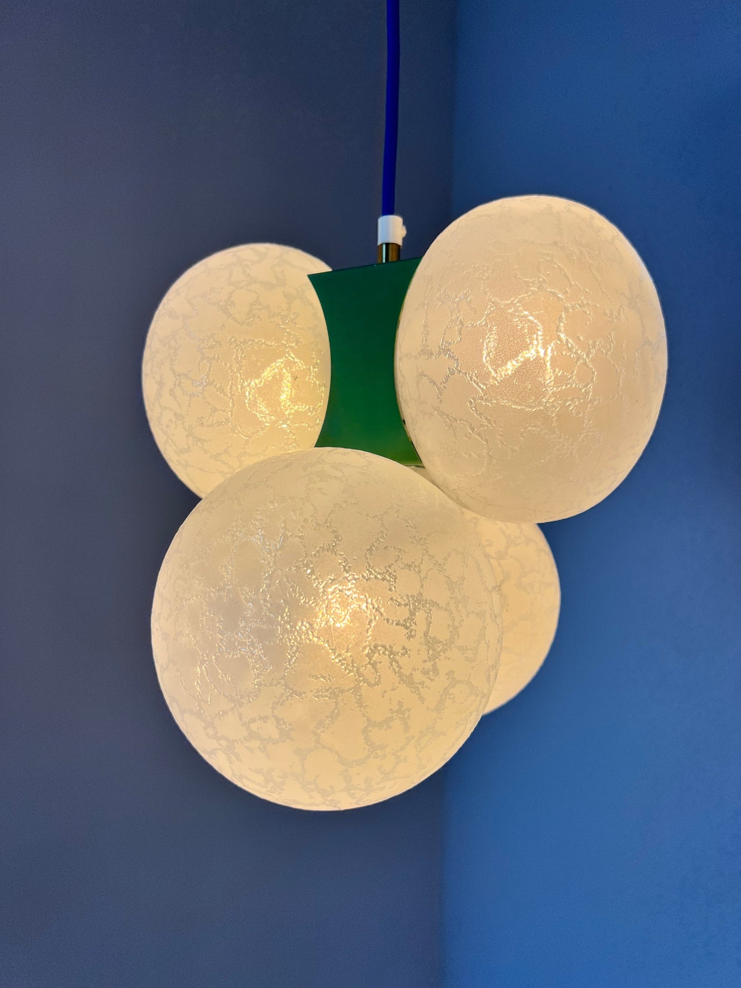 Vintage Hängelampe Space Age von Richard Essig