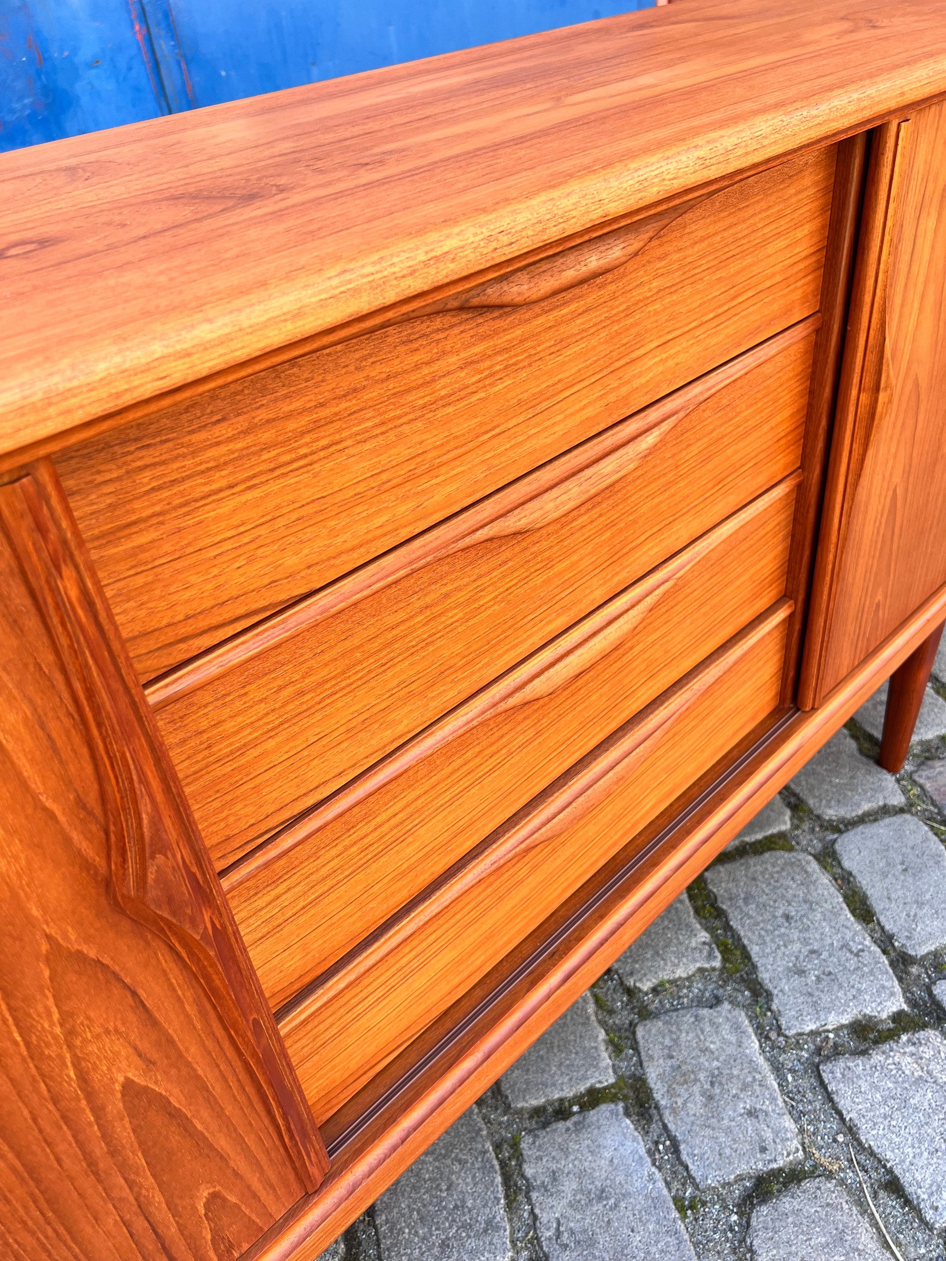 Vintage Sideboard Teak von Heinrich Riestenpatt für rt Möbel