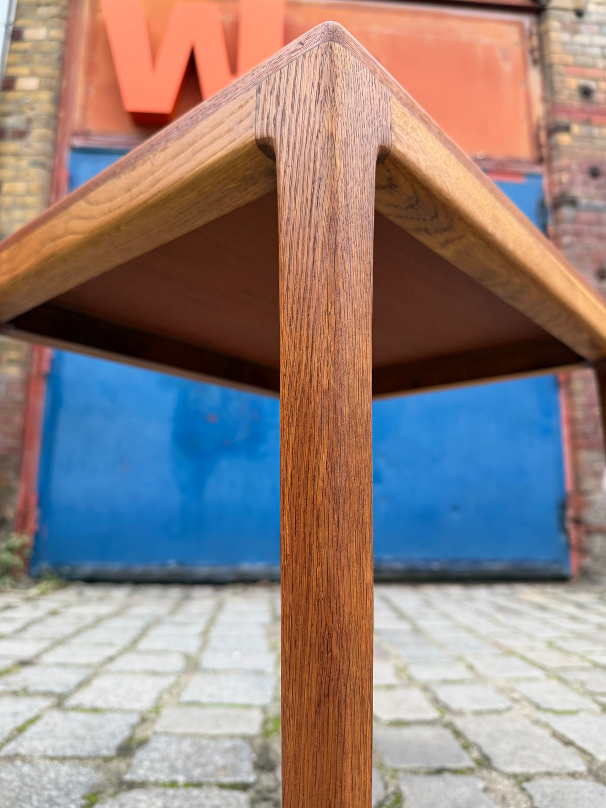 Beistelltisch Teak und Eiche von Wilkhahn