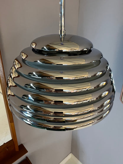 Vintage Hängelampe Saturno 30 cm von Kazuo Motozawa für STAFF