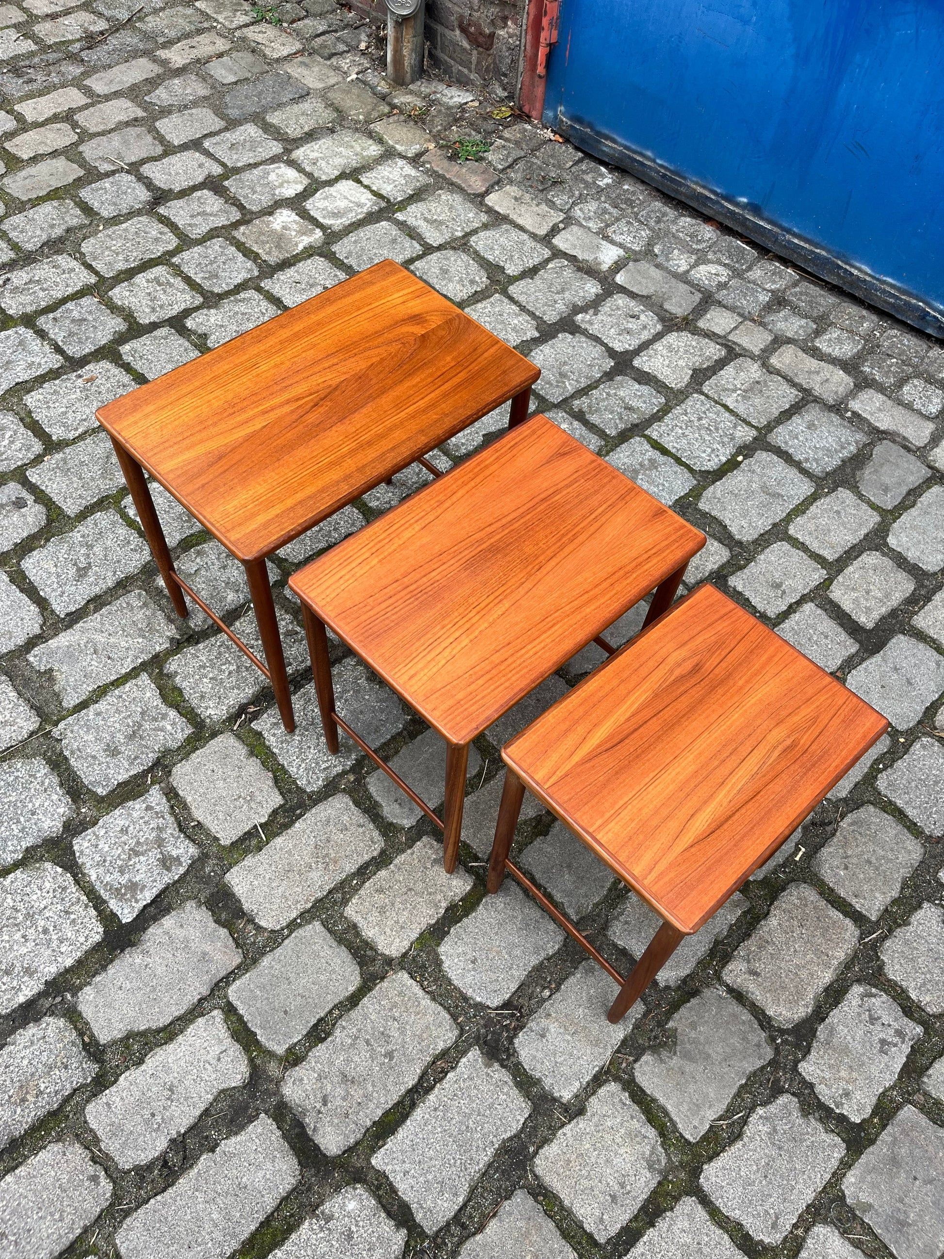 Vintage Satztisch von Opal Kleinmöbel aus Teak