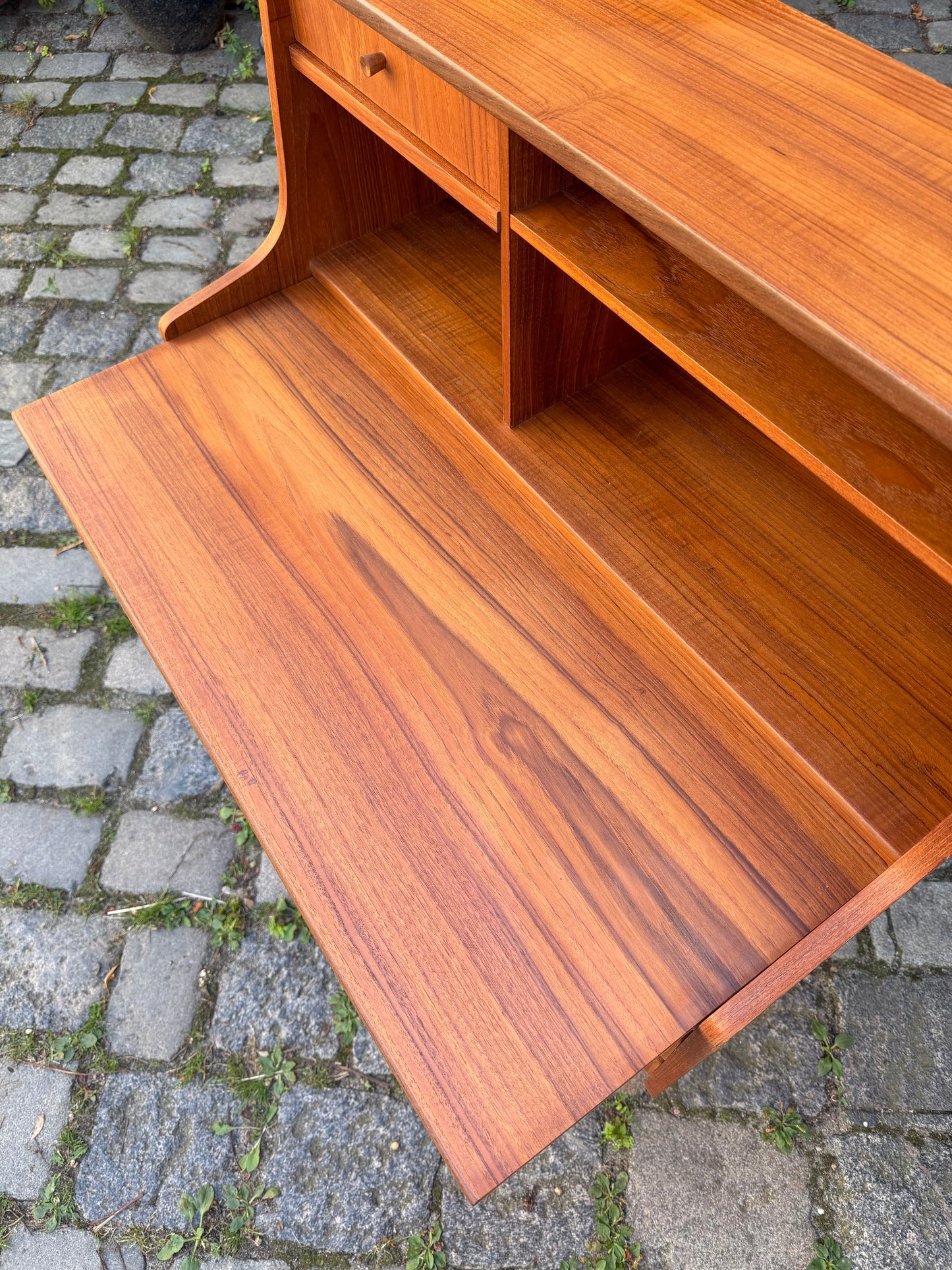 Vintage Sekretär Teak mit Spiegel aus Dänemark