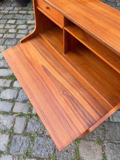 Vintage Sekretär Teak mit Spiegel aus Dänemark