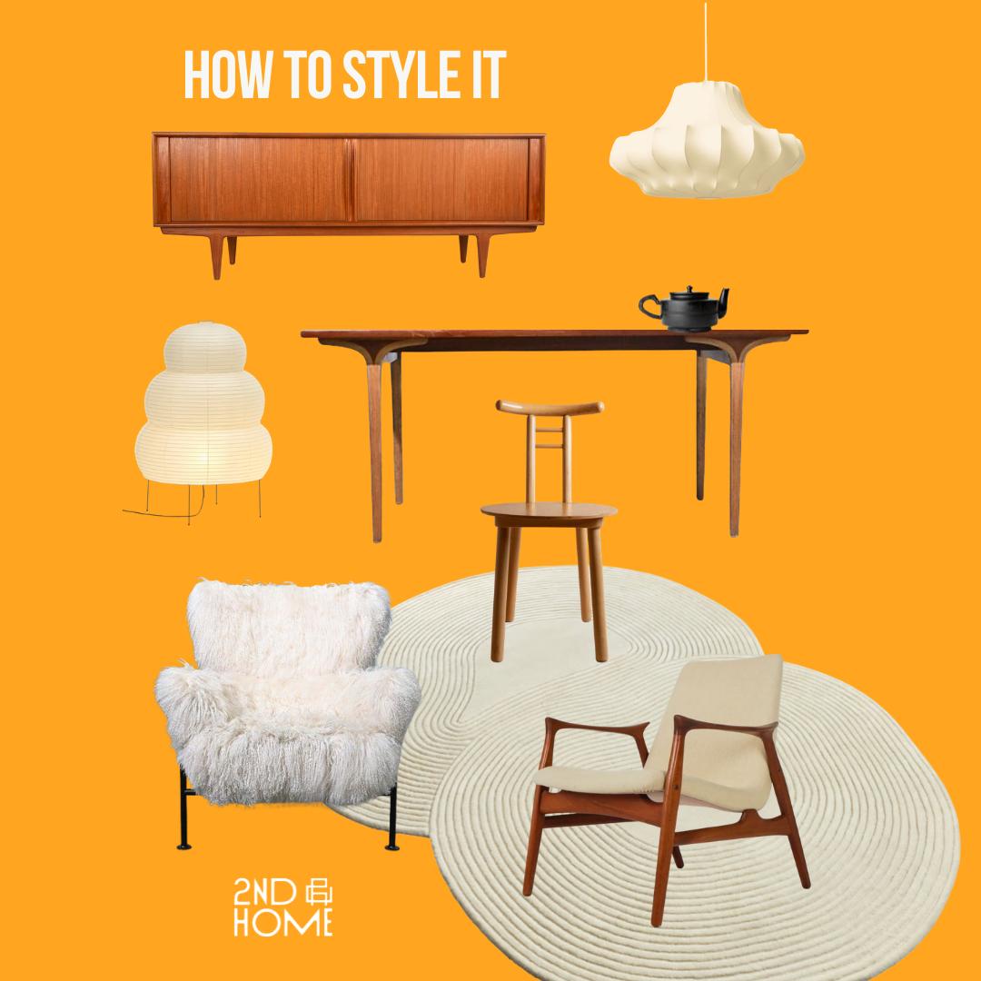 Mid-Century Modern Japandi 2nd home