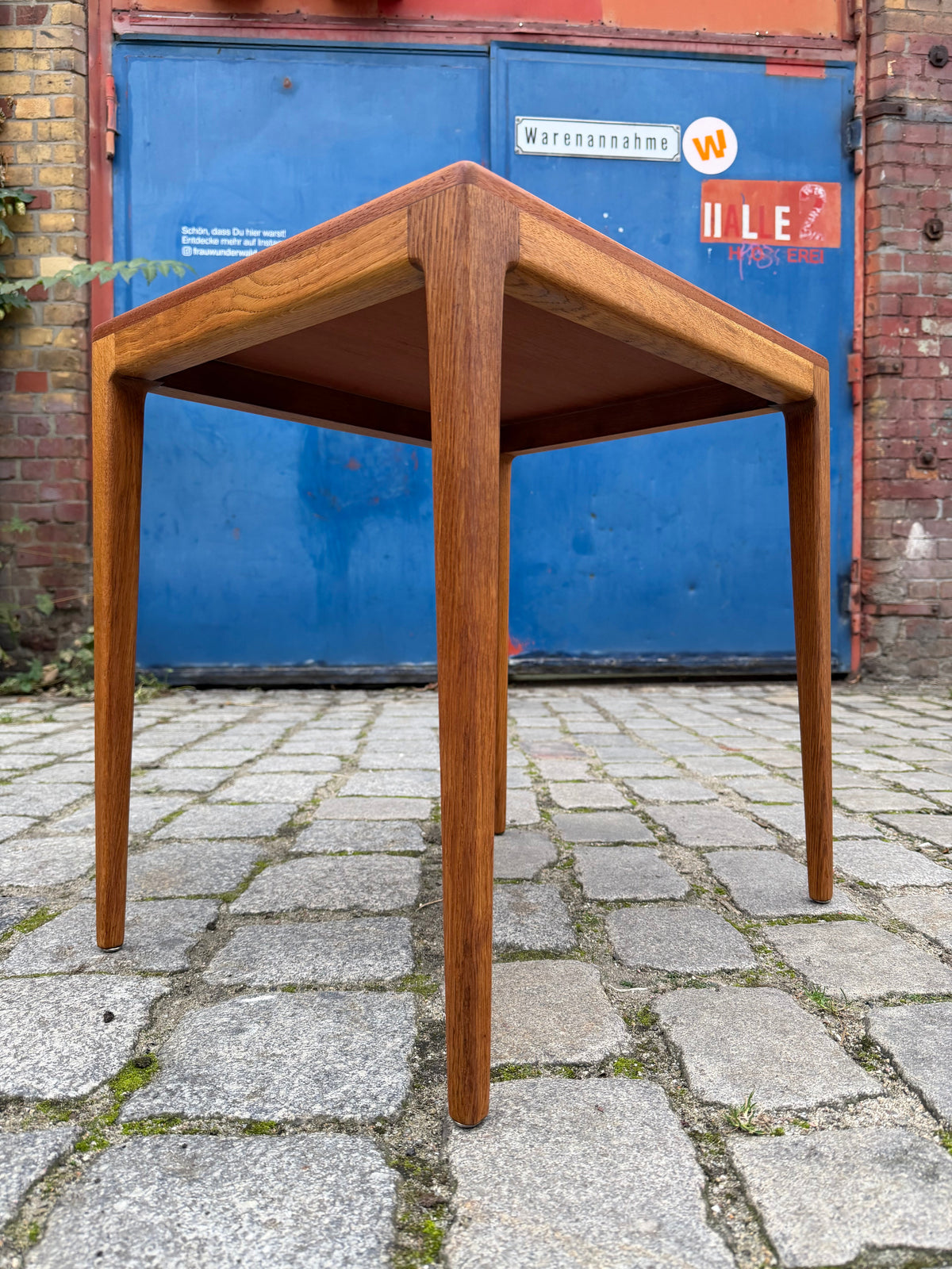 Beistelltisch Teak und Eiche von Wilkhahn
