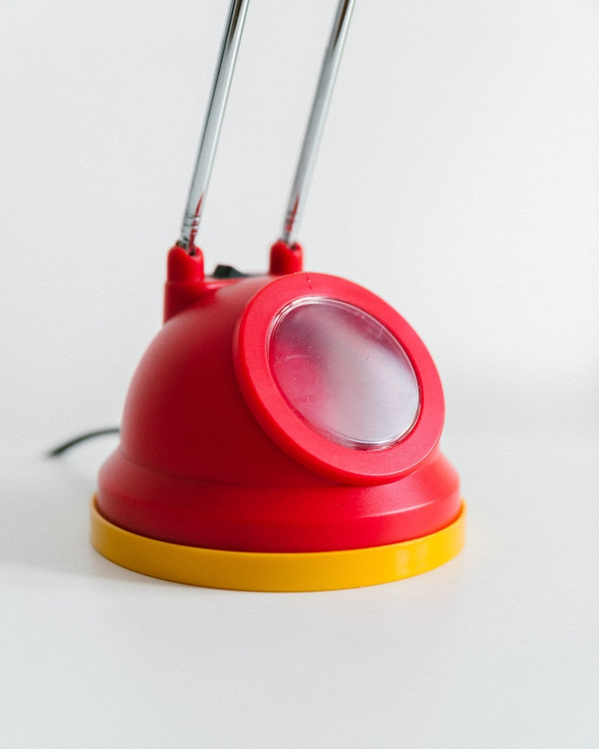Vintage Schreibtischlampe Memphis Stil bunt höhenverstellbar Kunststoff