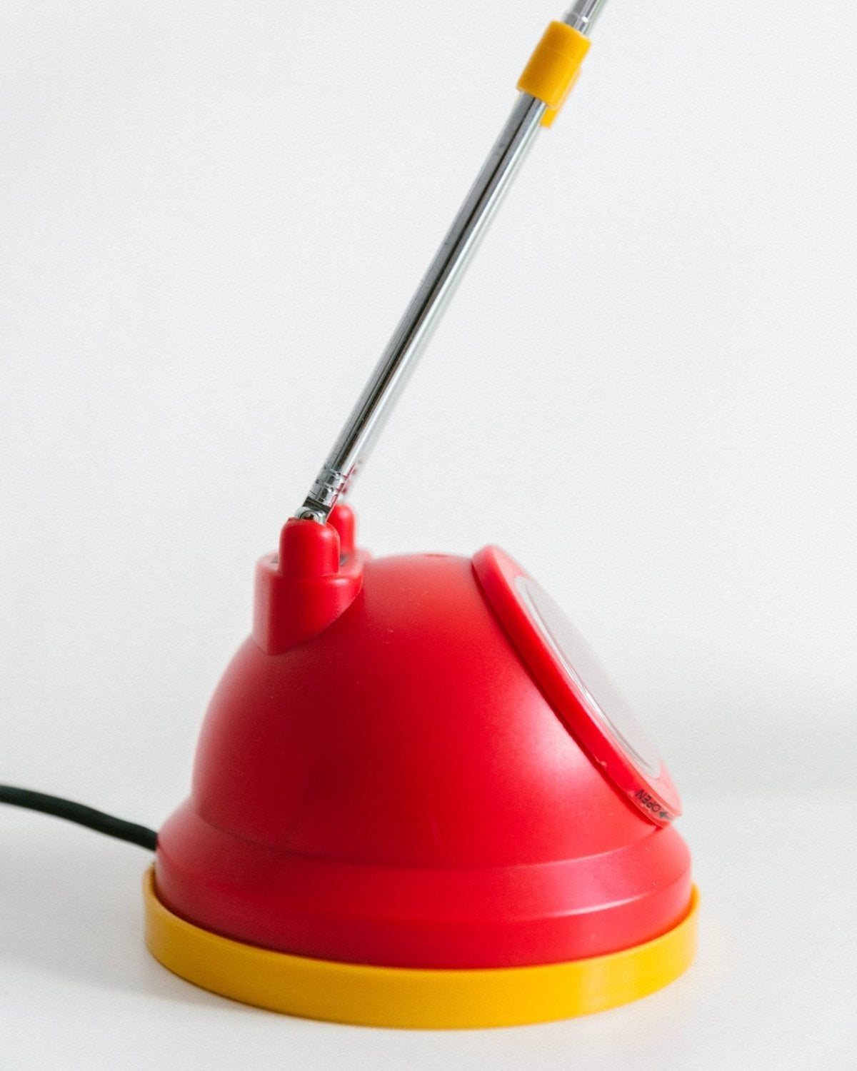 Vintage Schreibtischlampe Memphis Stil bunt höhenverstellbar Kunststoff