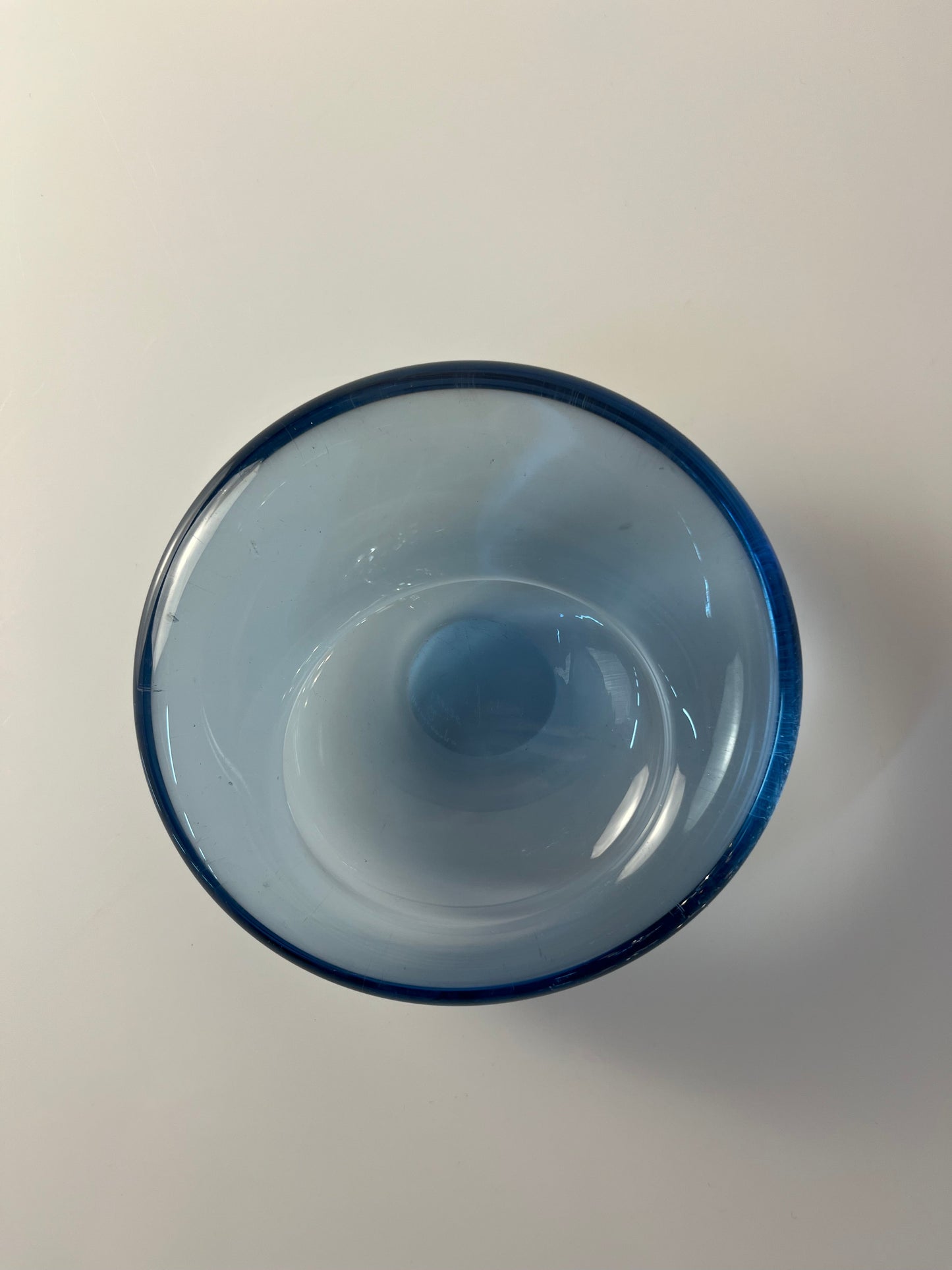 Vintage Glasschale hellblau von Per Lütken für Holmegaard