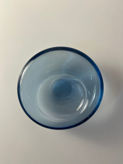 Vintage Glasschale hellblau von Per Lütken für Holmegaard