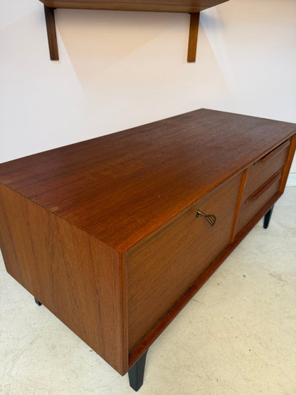 Vintage Lowboard Teak von Riestenpatt
