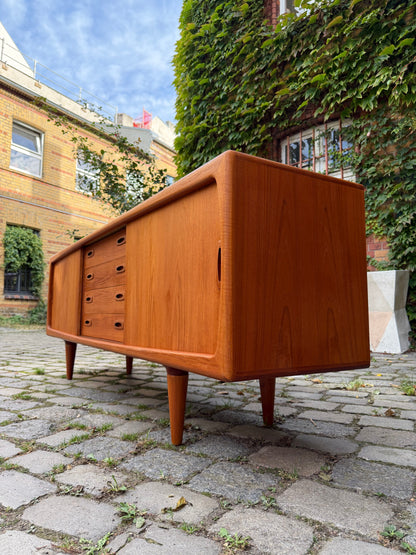 Sideboard Teak von H.P. Hansen, 220 cm