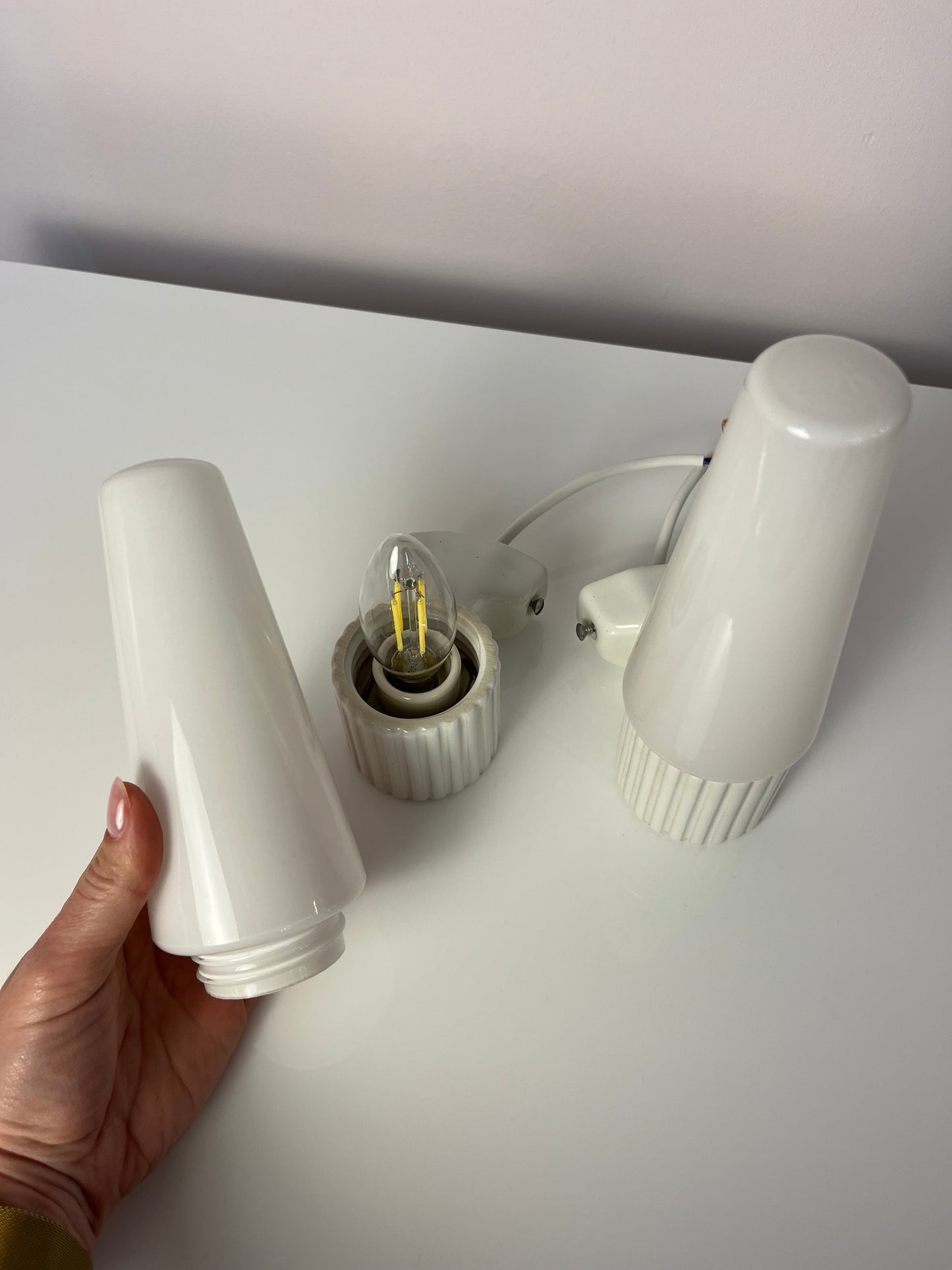 Set von 2 Vintage Wandlampe "6020" von Sigvard Bernadotte für Ifö
