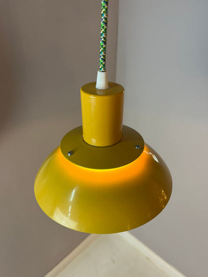 Hängelampe gelb Metall von Belid