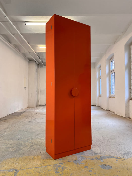 Vintage Schuhschrank orange von Schönbuch