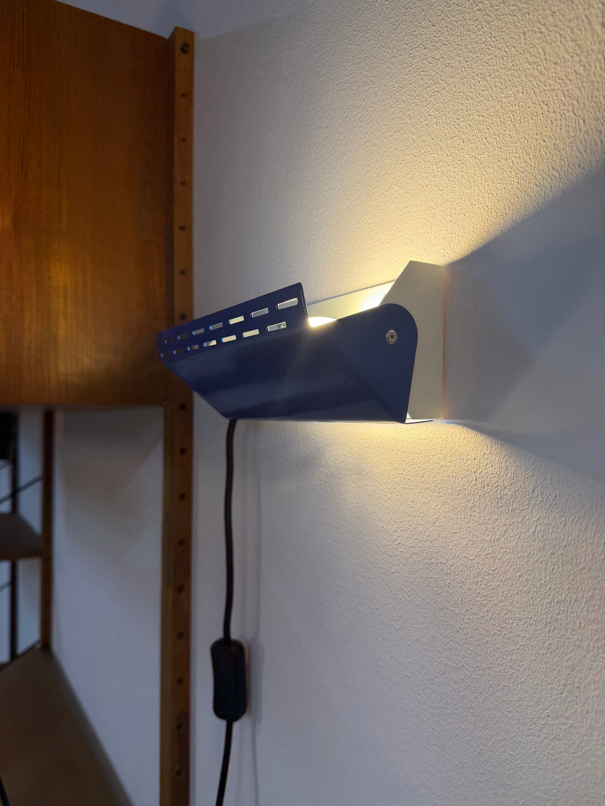 Wandlampe blau weiß von Gramelsbacher